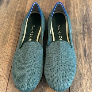 Rothy’s safari print loafers. Size 9.5